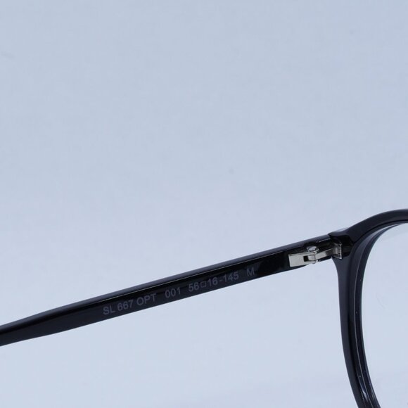 🕶️ New Saint Laurent SL667 OPT 001 Eyeglasses - Black Frame - Picture 8 of 12
